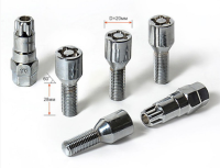 Секретки болт конус 12*1.50*28 D=20mm под узкое отверстие