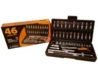 Набор инструментов 46 предметов (пластик бокс) Набор инструментов 46 предметов (пластик бокс)