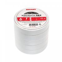 25 Изолента белая 15мм x 25м (5шт.) 25 Изолента белая 15мм x 25м (5шт.)