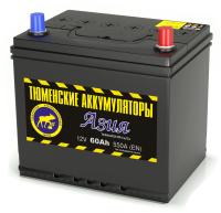 Аккумулятор Тюмень 6-СТ-60 ASIA  550A (о/п)