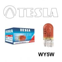 Лампа WY5W 12V W2.1x9.5d желтая (стеклянный цоколь)