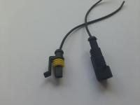 Колодка герметичная AMP гнездо+штырь 1 конт. с провод. S=0.75 L=120