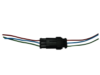 Колодка герметичная AMP гнездо+штырь 3 конт. с провод. S=0.75 L=120