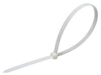 Хомут 2,6*135 белый пластиковый (100шт) Хомут 2,6*135 белый пластиковый (100шт)