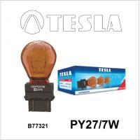 Лампа PY27/7W 12V W2.5x16q желтая