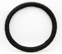 Оплётка на руль черая ПВХ размер М(37-39см) с буграми