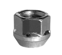 Гайка конус м 14*1.50*22 открытая хром ключ 19