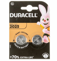 Элемент питания Duracell CR2025-BL2 (2шт)