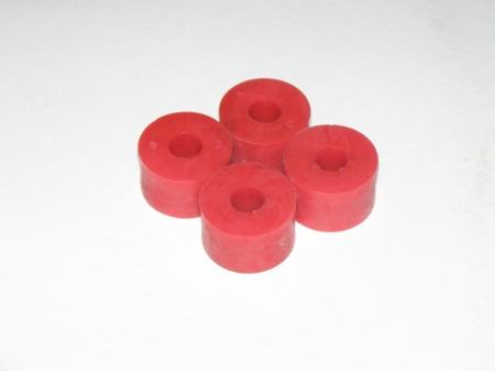 Втулка амортизатора и стойки стабилизатора УАЗ 3163 перед., полиуретан (компл 4 шт)