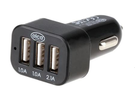 Зарядное устройство USB 2.1А с 3-мя выходами