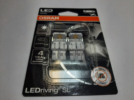 Светодиод W21/5W 1.7W 12V W3x16q LEDriving