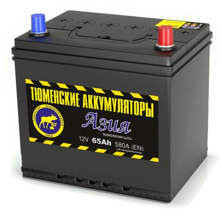 Аккумулятор Тюмень 6-СТ-65 ASIA  580A (о/п)