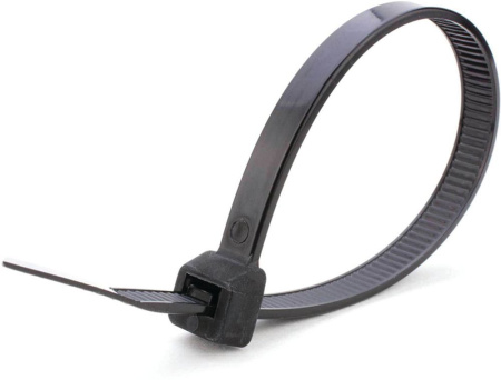 Хомут 2,6*135 черный пластиковый (100шт) Хомут 2,6*135 черный пластиковый (100шт)