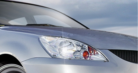 Защита передних фар Mitsubishi Lancer 03