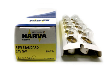 Лампа R5W 24V BA15s