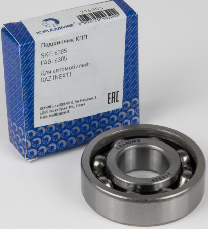 Подшипник КПП ГАЗель NEXT промежуточный вал (6305N/50305)