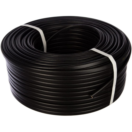 Провод монтажный медный 1*0,75мм 200м черный (ПГВА) Провод монтажный медный 1*0,75мм 200м черный (ПГВА)