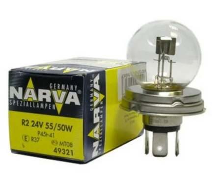 Лампа R2 24V 55/50W P45t
