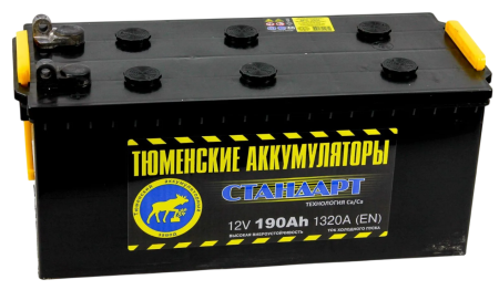 Аккумулятор Тюмень 6-СТ-190 Болт  1320A