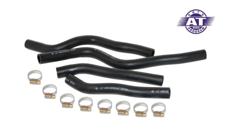 Патрубки отопителя ВАЗ 2123 с хомутами