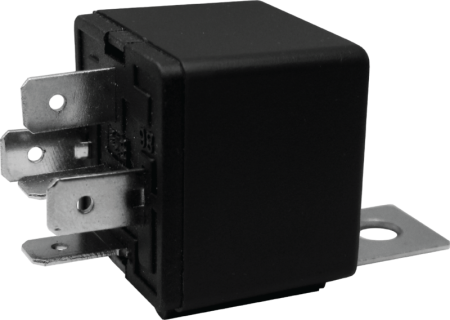 Реле 5-ти контактное 12V 30A скоба (РЛД001)