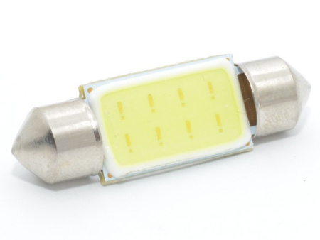 Светодиод C5W 12V SV8.5-36 1COB (белый с трубкой)(LDD004COB) Светодиод C5W 12V SV8.5-36 1COB (белый с трубкой)(LDD004COB)