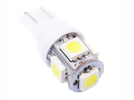 Светодиод W5W 12V W2,1x9.5d 5SMD (белый) (LDD0035W) Светодиод W5W 12V W2,1x9.5d 5SMD (белый) (LDD0035W)