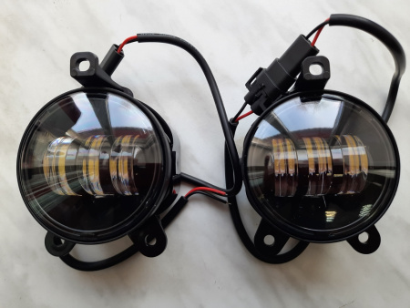 Фара ПТФ светодиодная линзованная ВАЗ 2170/Газель Бизнес