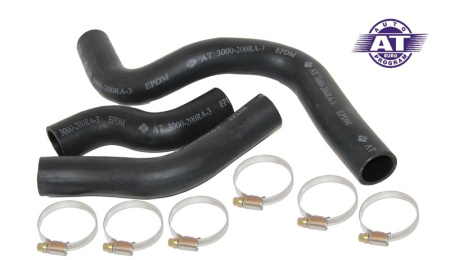 Патрубки радиатора Chevrolet Lanos (3 патрубка + 6 хомутов)