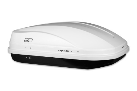 Бокс автомобильный Магнум 300 белый, тиснение Карбон (1250*780*420)