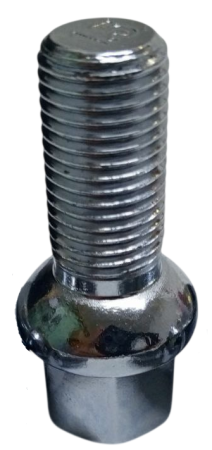 Болт сфера м 14*1.50*27 хром ключ 17