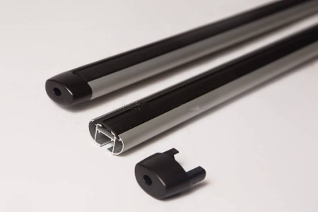 Перекладины с пазами (на рейлинг) аэродин. 135см