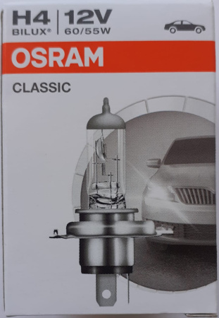 Лампа H4 12V 60/55W Classic Лампа H4 12V 60/55W Classic