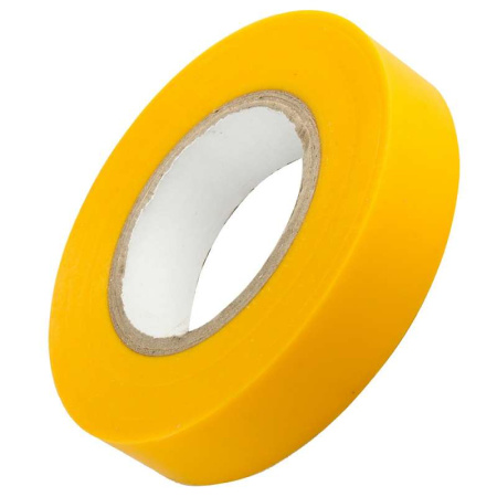 Изолента жёлтая ПВХ тип 