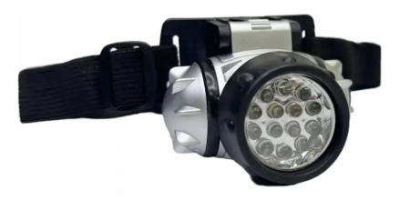 Фонарь IRONMASTER налобный 14 LED, 7 х 4 см, 3 ААА