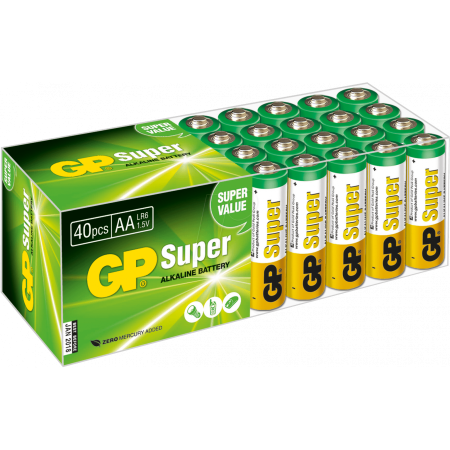 Элемент питания GP LR03/286 Super б/б (40шт) (вместо ULTRA !)
