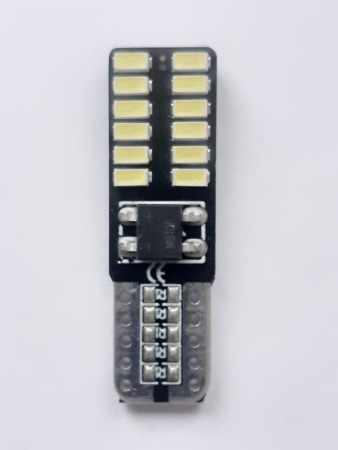 Светодиод W5W 12V W2,1x9.5d 24SMD CANBUS(белый)(LDD00324W) Светодиод W5W 12V W2,1x9.5d 24SMD CANBUS(белый)(LDD00324W)