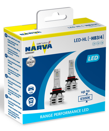 Светодиод HB3/HB4 12/24V LED 6500K P20/22d 16W Range Performance HL встр. CANbus