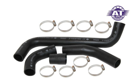 Патрубки радиатора ВАЗ 2101-07 с хомутами (под алюминий)