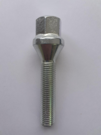Болт конус м 12*1.50*50 цинк ключ 17