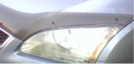 Защита передних фар Ford Focus 05 (прозрачная)