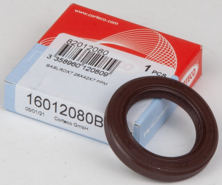 28x42x7 Сальник перед.к/вала ВАЗ 2108