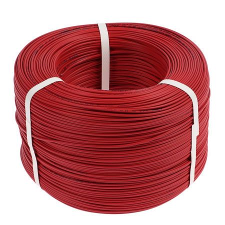 Провод монтажный медный 1*0,75мм 200м красный (ПГВА) Провод монтажный медный 1*0,75мм 200м красный (ПГВА)