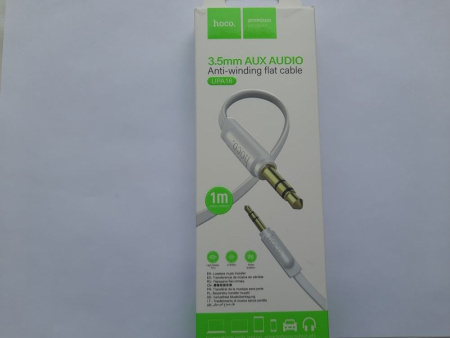 Кабель USB 3.5 AUX-AUDIO white 1m