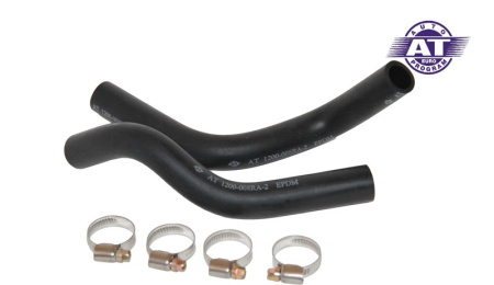 Патрубки отопителя ВАЗ 21083 с хомутами (салон)