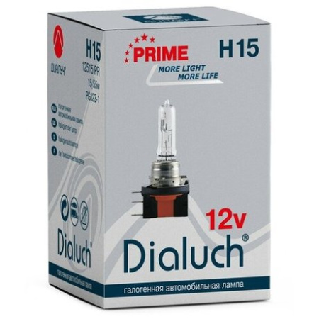 Лампа H15 12V 15/55W PGJ23t-1 Prime стандарт