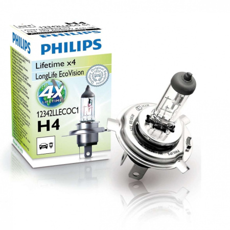 Лампа H4 12V 60/55W LongLife EcoVision Лампа H4 12V 60/55W LongLife EcoVision