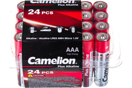 Элемент питания Camelion LR03 Plus Alkaline BOX 24шт.