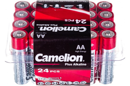 Элемент питания Camelion LR06 Plus Alkaline BOX 24шт. Элемент питания Camelion LR06 Plus Alkaline BOX 24шт.