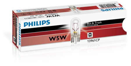 Лампа W5W 24V (W2.1 9.5d) Лампа W5W 24V (W2.1 9.5d)